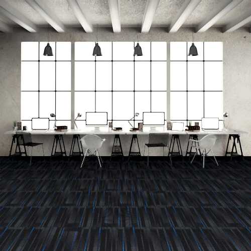 Pasteur 17 karo halı oda içine uygulama görseli.