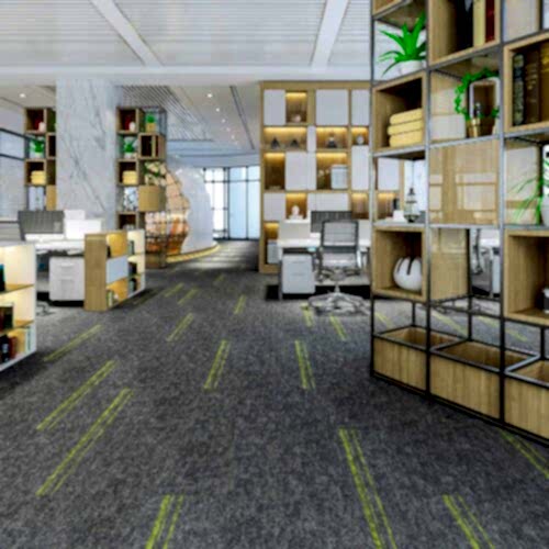 Matisse 2103 karo halısı, büyük mekanlar için uygundur.