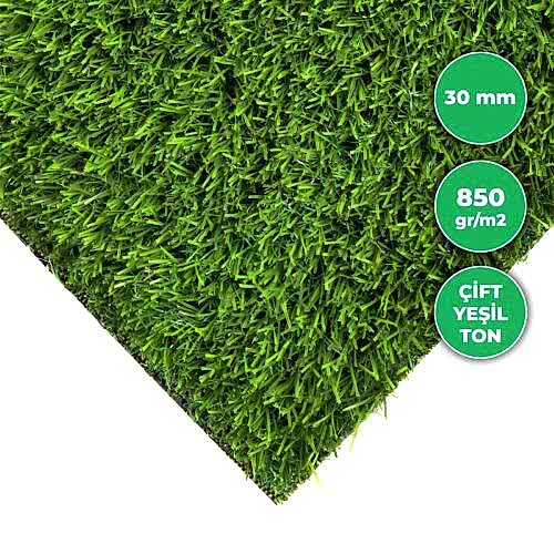 30 mm çim halı yapay çim görünümü arzulayanlar için tercih edilebilir.
